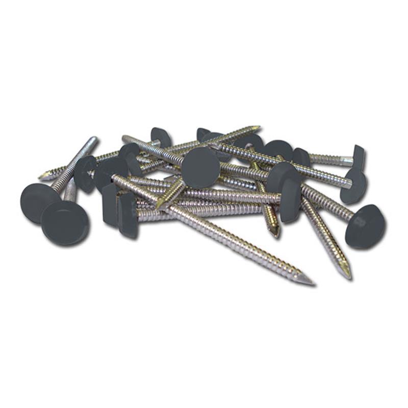 30mm Plastic Headed Pins (Slate Grey)