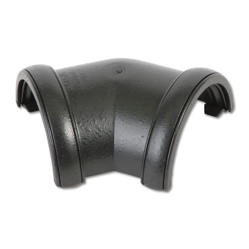 Half-Round Gutter Angle 135 Deg (Cast Iron Effect)