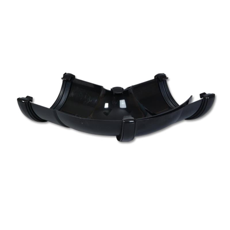 Half-Round Gutter Angle Adjust 50-156 Deg (Black)