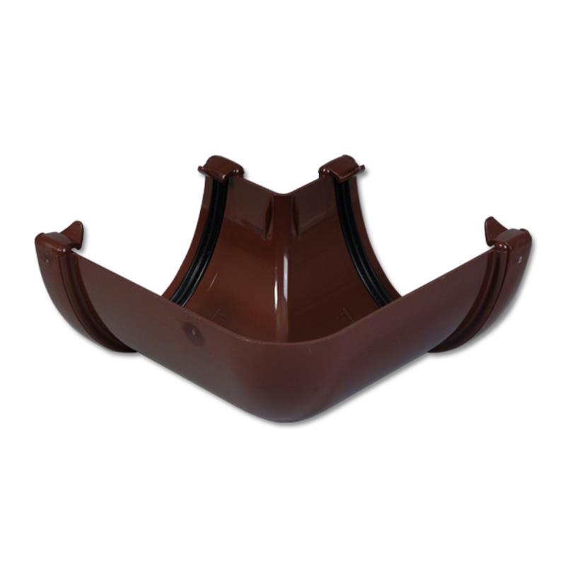 Hi-Cap Gutter Angle 90 Deg (Brown)