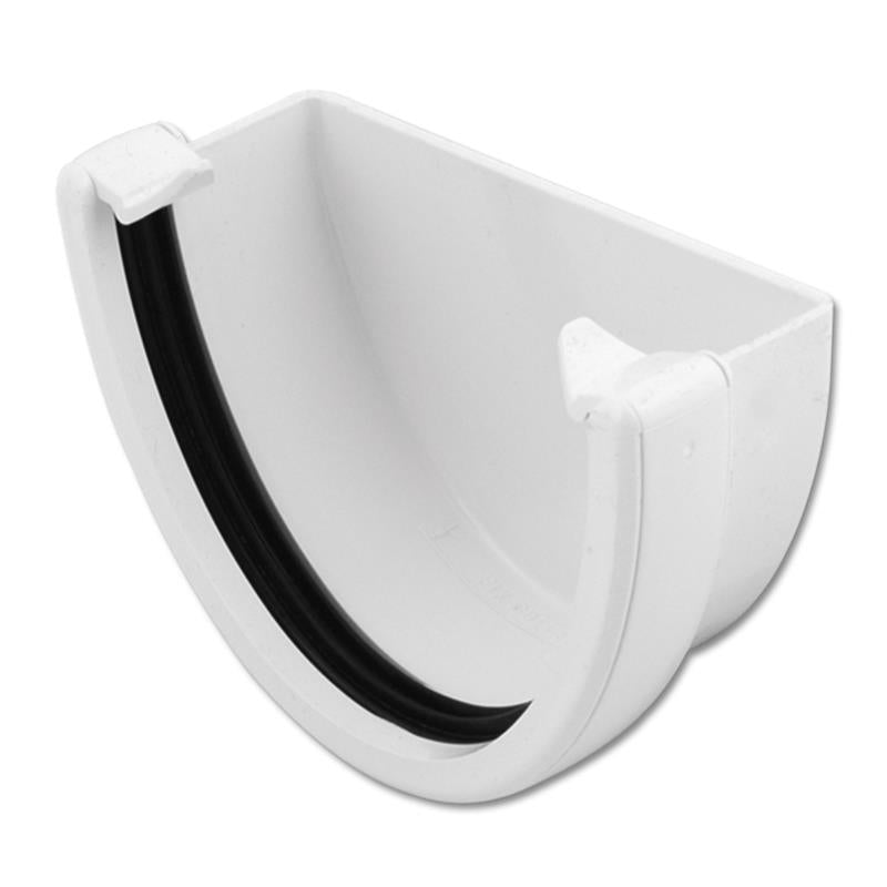 Hi-Cap Gutter Stop End Ext (White)
