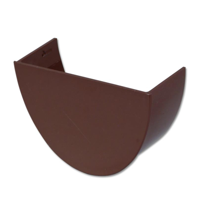Hi-Cap Gutter Stop End Int (Brown)