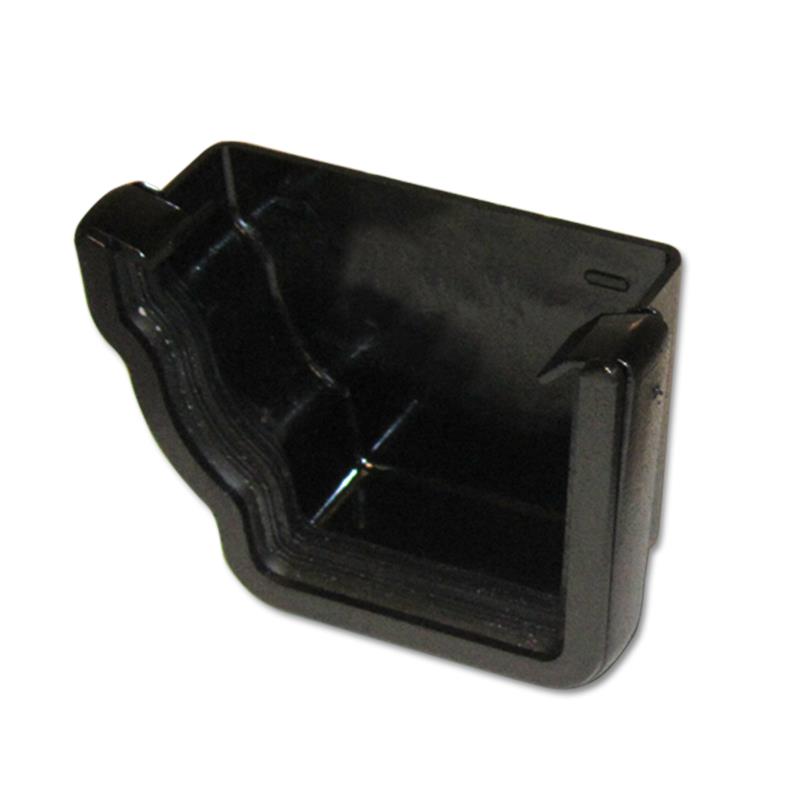 Ogee Gutter Stop End Ext RH (Cast Iron Effect)