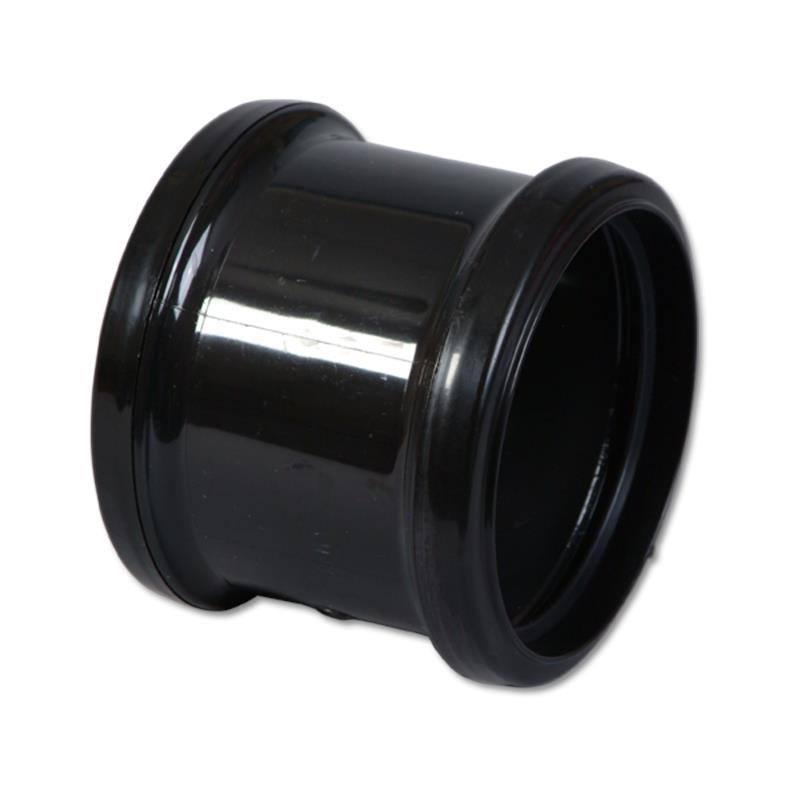 Pipe Coupling Double Socket (Black)