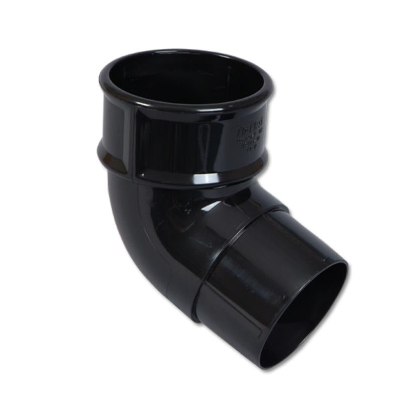 Round Downpipe Offset Bend 112.5 Deg (Black)
