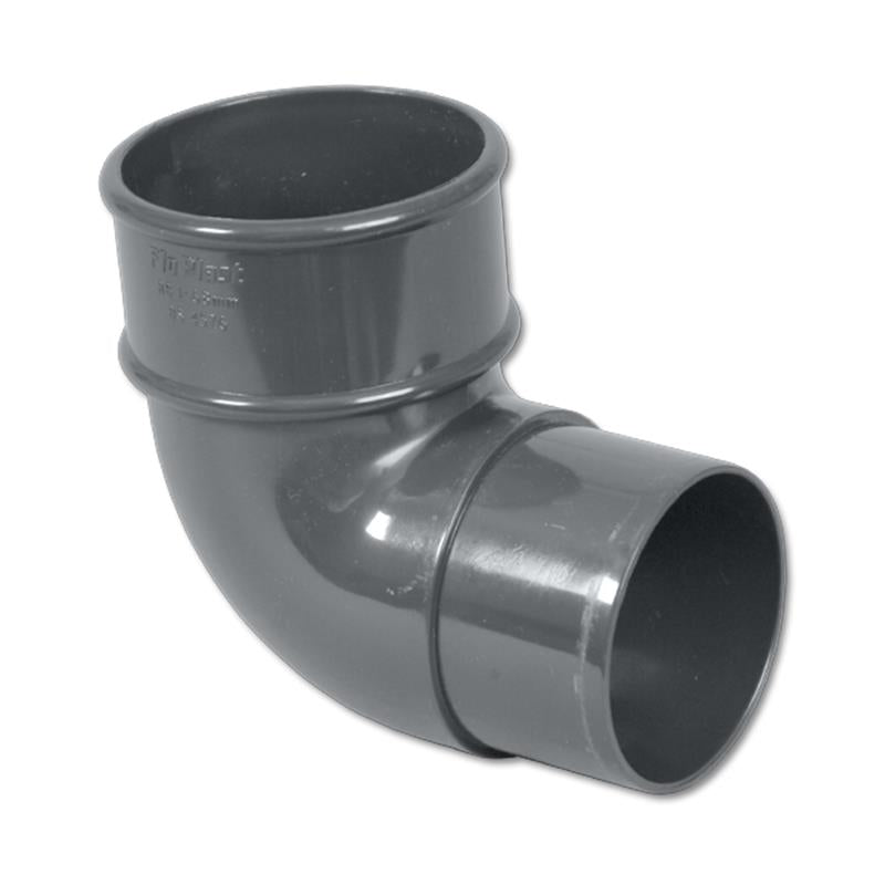 Round Downpipe Offset Bend 92.5 Deg (Grey)