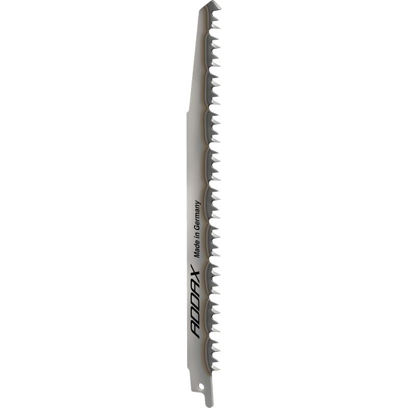Set of five Glazing Outlet Sabre Saw Blades for long, thick metal cuts, 180mm length, durable and precise cutting tools.