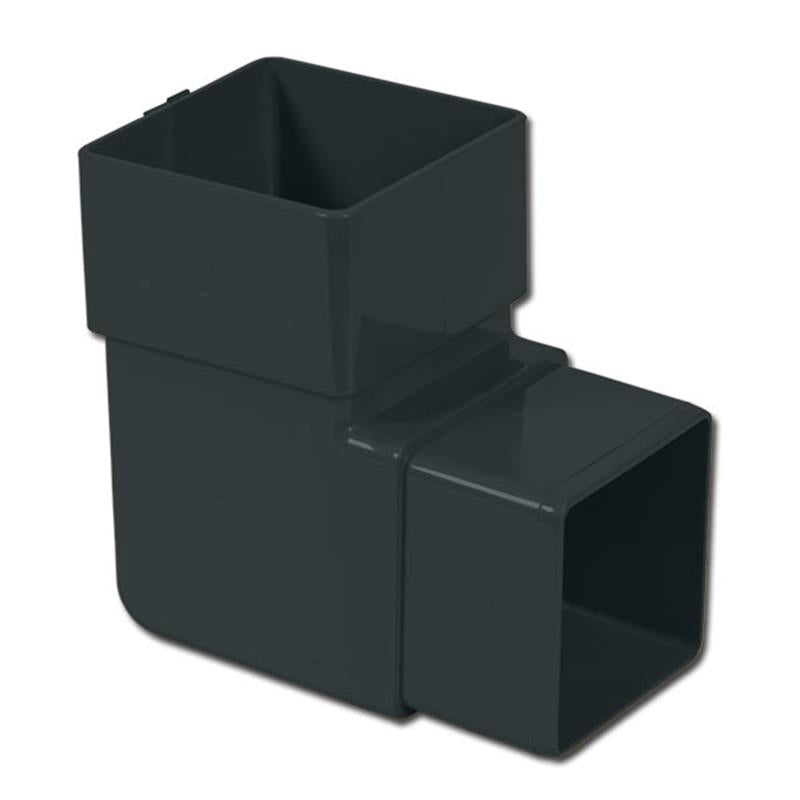 Square Downpipe Offset Bend 92.5 Deg (Anthracite)