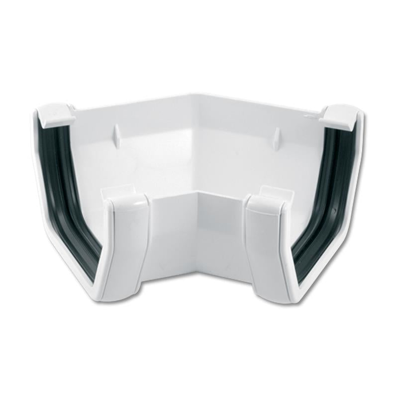 Square Gutter Angle 135 Deg (White)