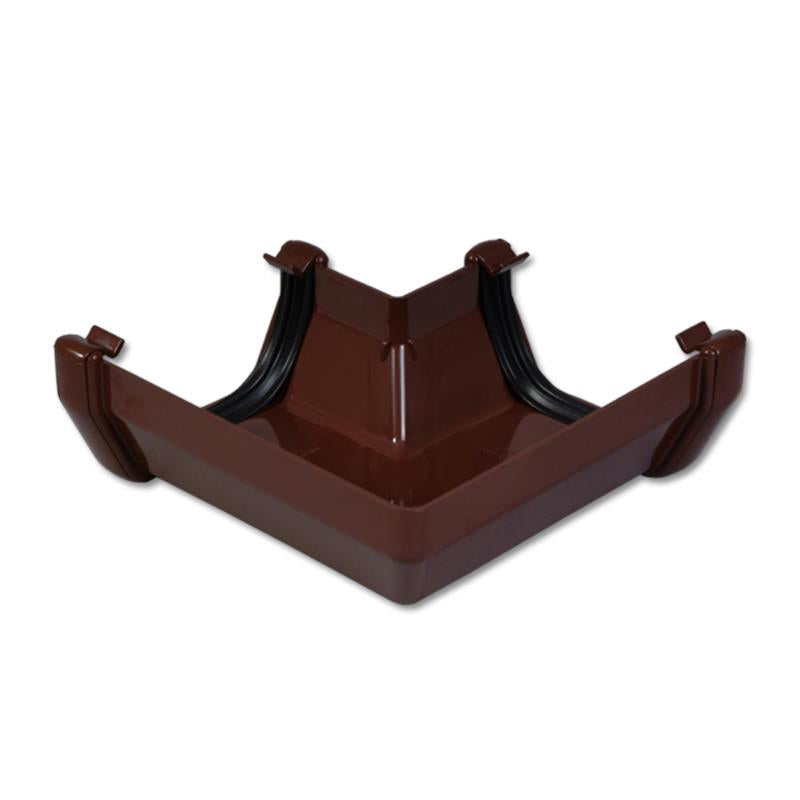 Square Gutter Angle 90 Deg (Brown)
