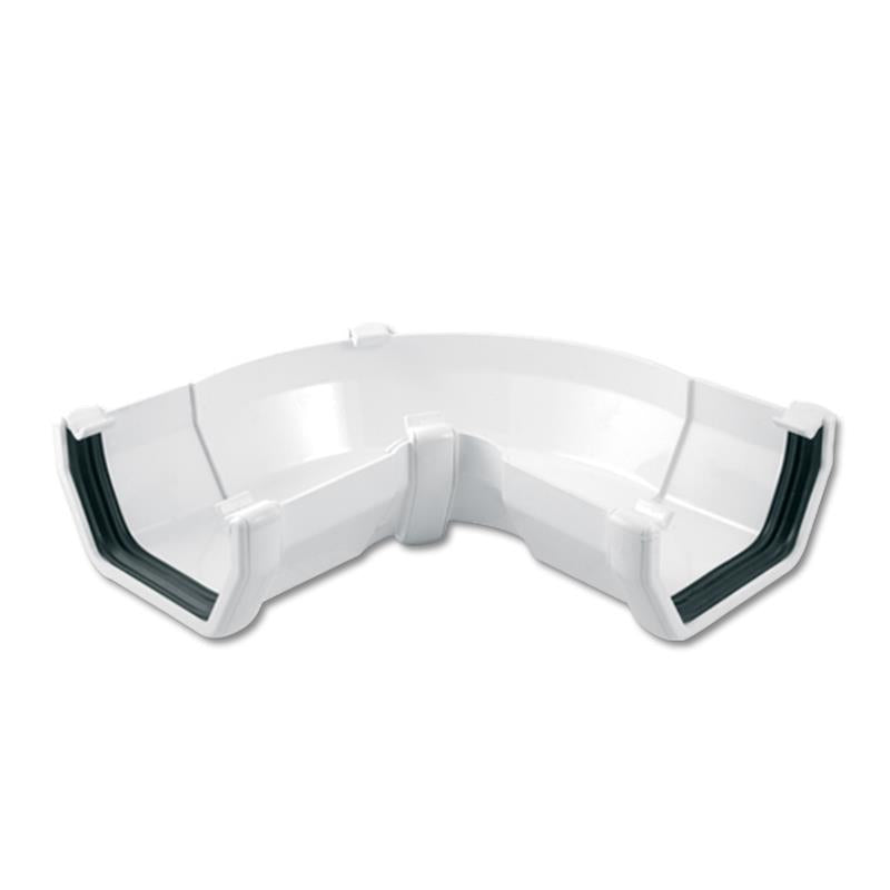 Square Gutter Angle Adjust 50-156 Deg (White)