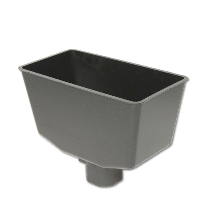 Square/Round Downpipe Hopper Head (Cast Iron Effect)