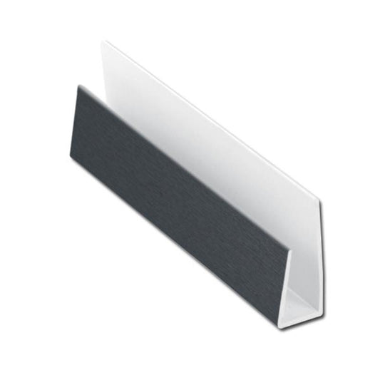 Hollow Soffit J-Trim (Anthracite Grey Grained RAL7016)