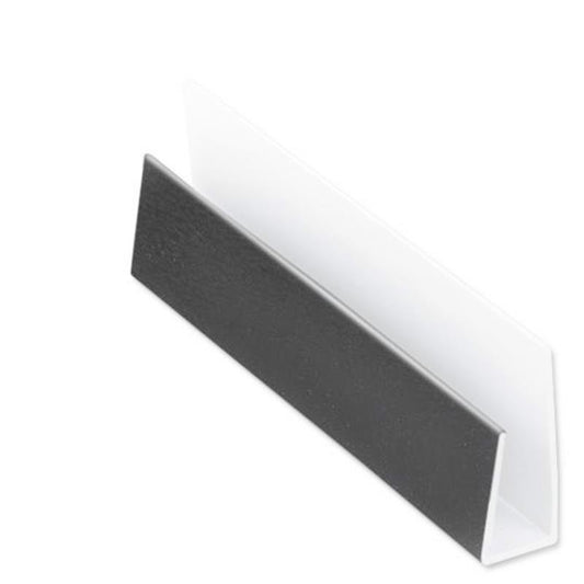 Hollow Soffit J-Trim (Dark Grey)