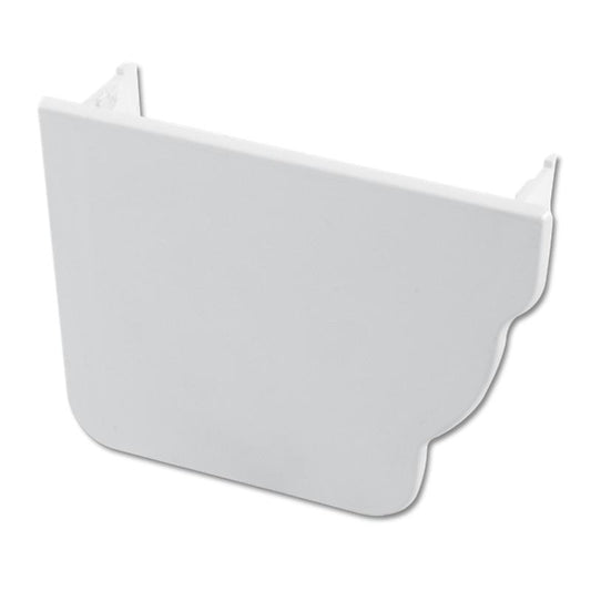 Ogee Gutter Stop End Int LH (White)