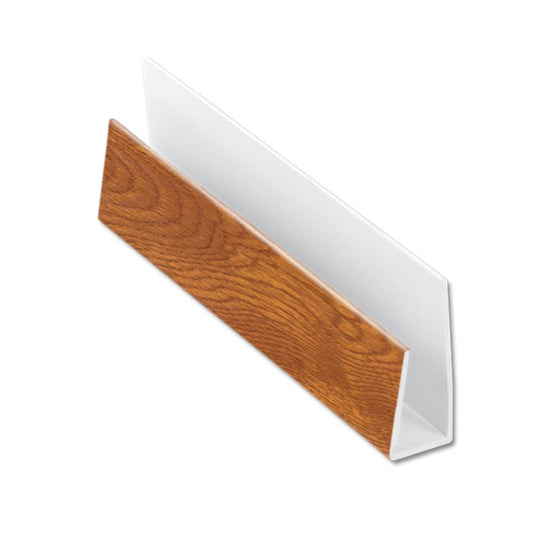 Hollow Soffit J-Trim (L/Oak)