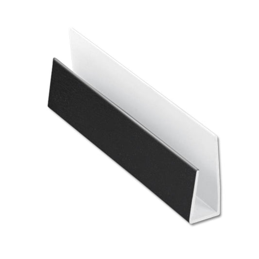 Hollow Soffit J-Trim (Black Ash)