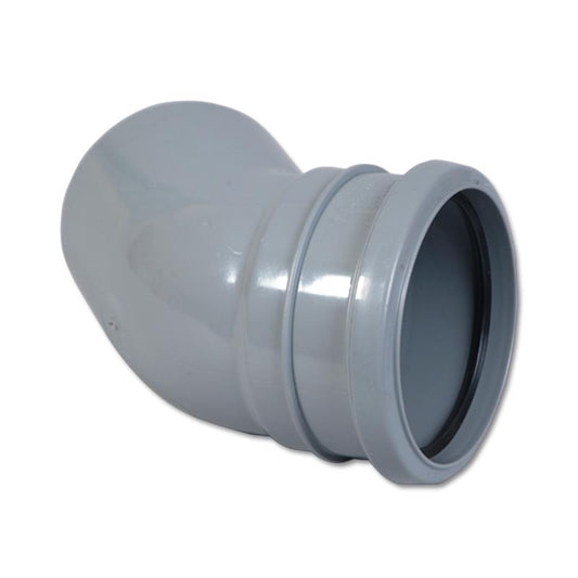 135 Soilpipe Bend Socket / Spigot (Grey)