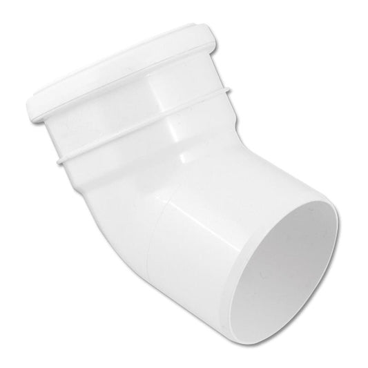 135 Soilpipe Bend Socket / Spigot (White)