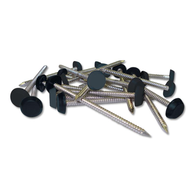 30mm Plastic Headed Pins (Dark Grey) (Grey 2)