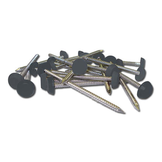 30mm Plastic Headed Pins (Slate Grey)