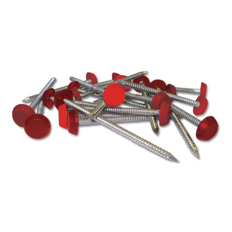 65mm Plastic Headed Nails (Wine Red) (Red 5)