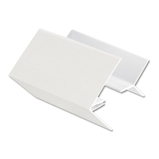 Cladding 2-Part Corner Trim Ext (Foiled White)