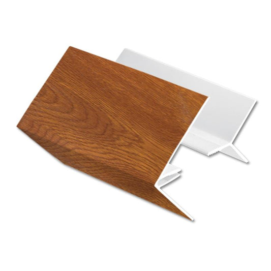 Cladding 2-Part Corner Trim Ext (L/Oak)