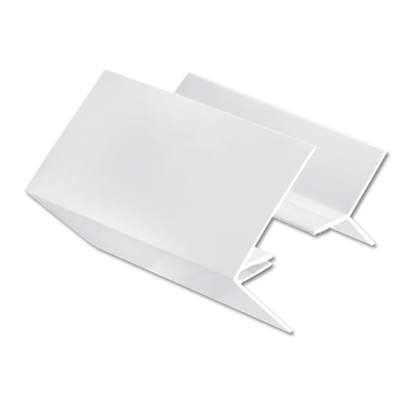 Cladding 2-Part Corner Trim Ext (White)