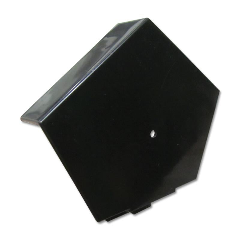 Continuous Dry Verge Ridge End Cap (Brown)