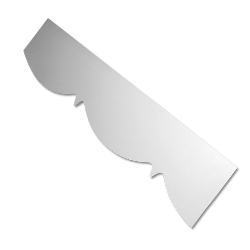 Decorative Convex Fascia 200mm (White)