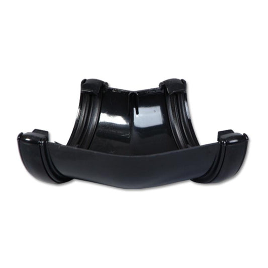 Half-Round Gutter Angle 135 Deg (Black)