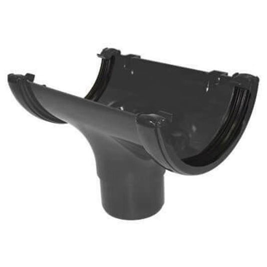 Half-Rnd Gutter Run Outlet (Anth)