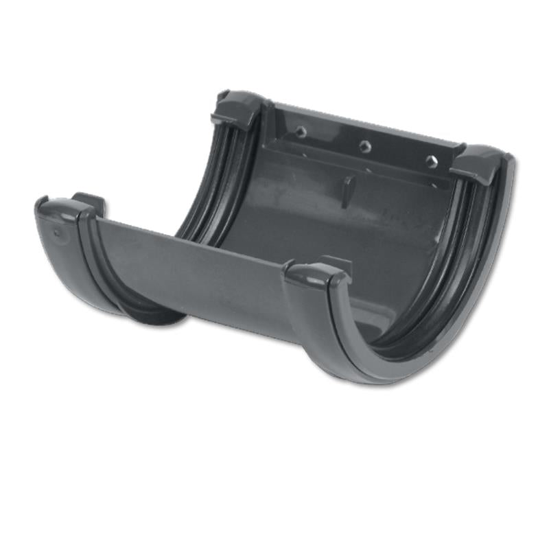 Half-Round Gutter Union Bracket (Grey)