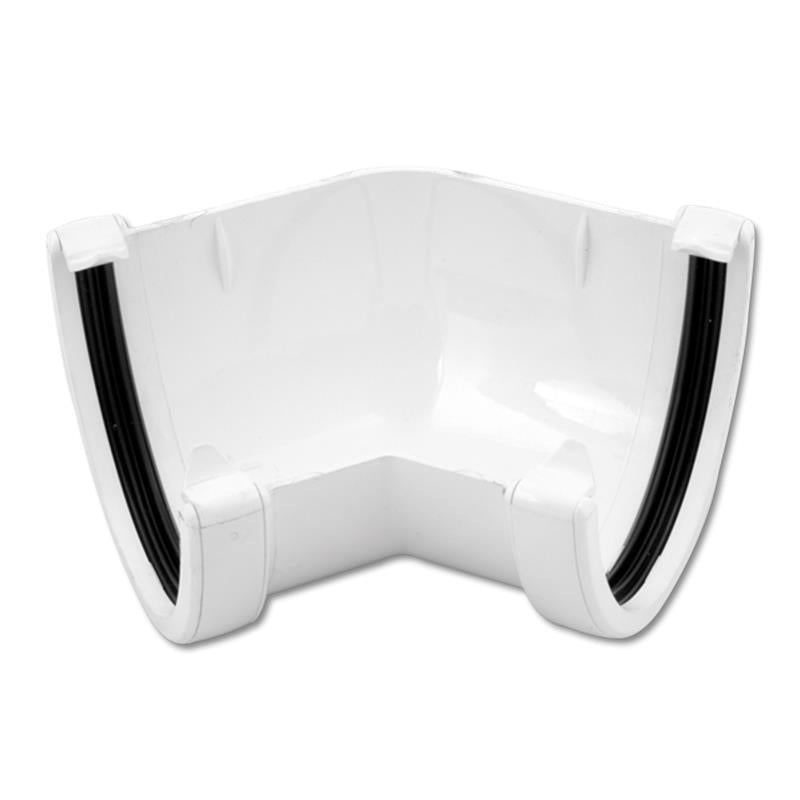 Hi-Cap Gutter Angle 135 Deg (White)