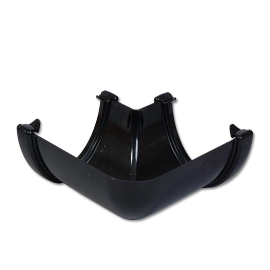 Hi-Cap Gutter Angle 90 Deg (Black)