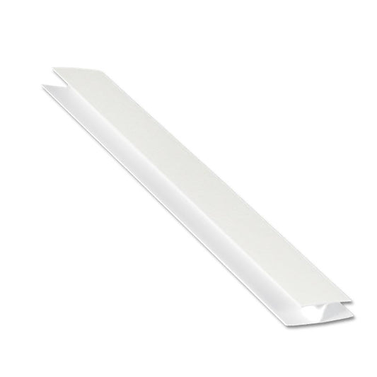 Hollow Soffit H-Trim (Foiled White)