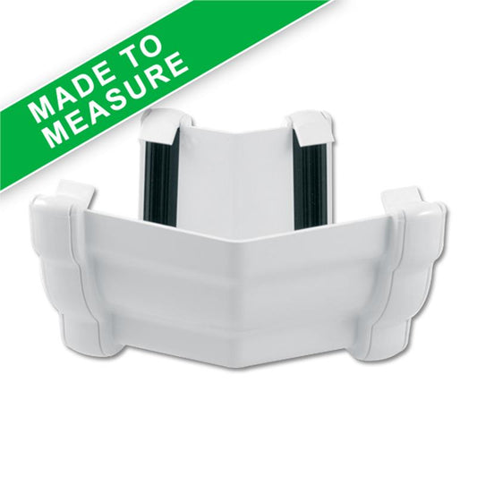 Ogee Gutter Angle Fabricated (White)