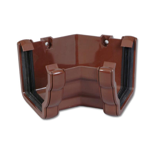 Ogee Gutter Angle Int 135 Deg (Brown)