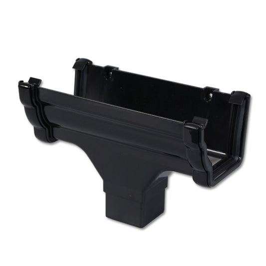 Ogee Gutter Run Outlet (Black)
