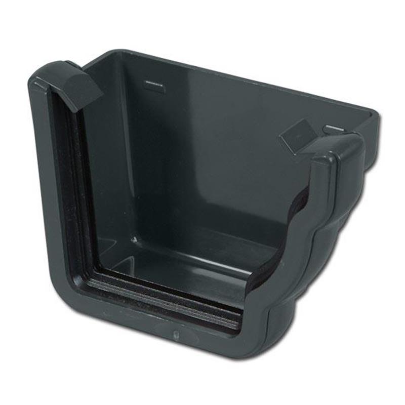 Ogee Gutter Stop End Ext RH (Anthracite)