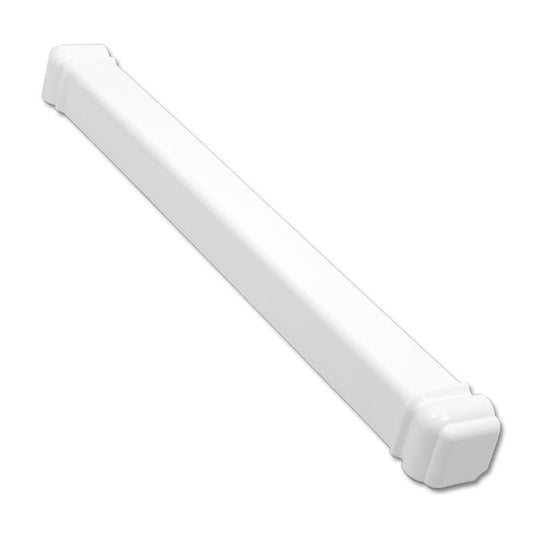 Ogee Replacement Fascia Corner Ext 500mm (White)