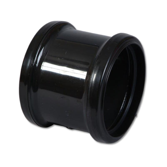 Pipe Coupling Double Socket (Black)