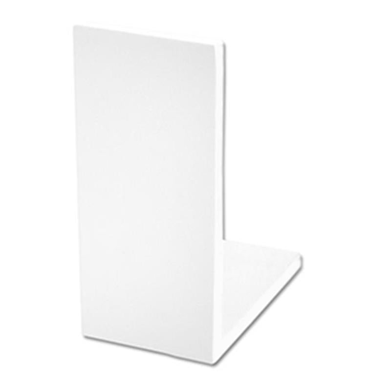 Rigid Angle 80mm X 80mm (White)