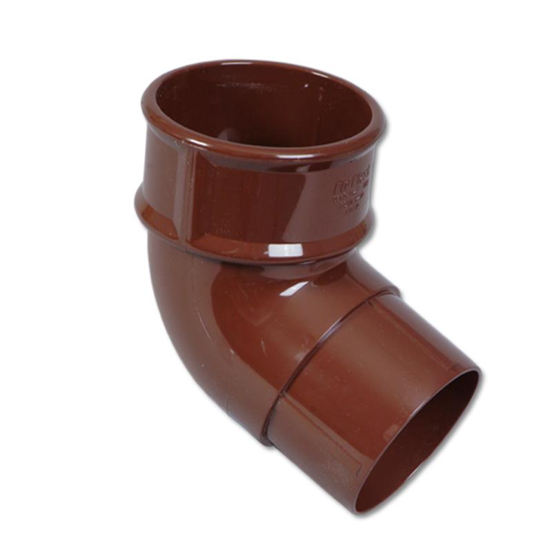 Round Downpipe Offset Bend 112.5  Deg (Brown)