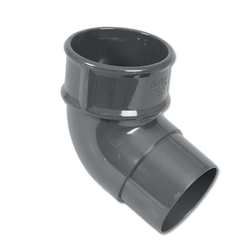 Round Downpipe Offset Bend 112.5  Deg (Grey)