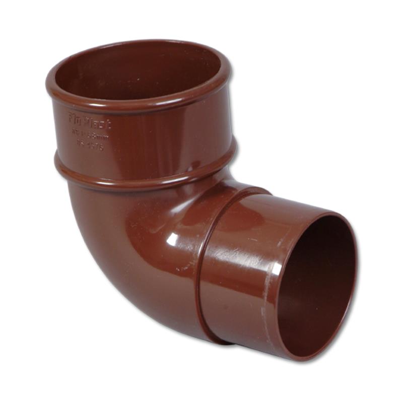 Round Downpipe Offset Bend 92.5 Deg (Brown)