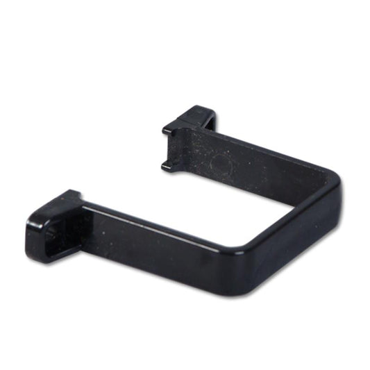 Square Downpipe Clip Flush (Black)
