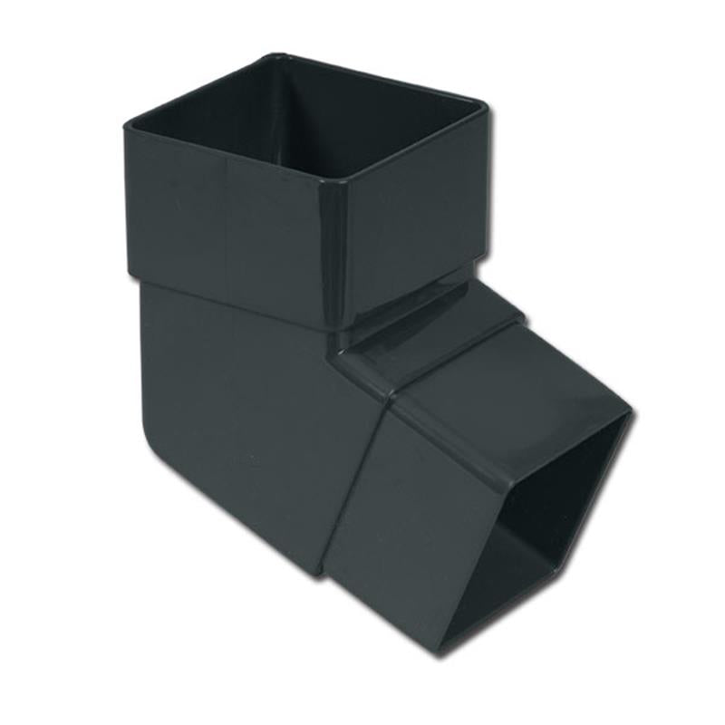 Square Downpipe Offset Bend 112.5 Deg (Anthracite)