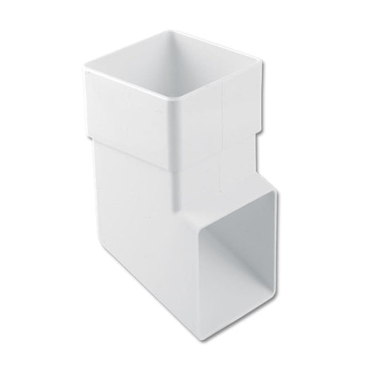 Square Downpipe Shoe (White)